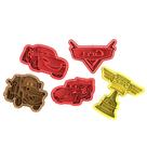 Cortador Biscoito Molde Forma CARROS RELÂMPAGO MCQUEEN Marcador Carimbo Pasta Americana Massa Impres