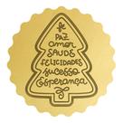 Cortador Biscoito Natal Árvore Frases Lettering