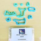 Cortador Bruni Frozen 5cm pra Pasta Americana