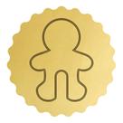 Cortador Contorno Natal Gingerbread Enfeite Xícara
