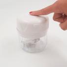 Cortador De Alho E Triturador De Frutas Eletrico 250ml Usb Cor:Branco