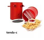 Cortador De Batatas Fritas E Recipiente De Microondas 2 Em 1 Cortador De Batatas Fritas E Recipiente De Microondas 2 Em 1