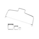 Cortador de Bolo Quadrado e Nivelador Fio Duplo Aço Inox