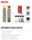 Cortador de cabelos sem fio tomate mag-034