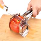 Cortador de frutas KAYCROWN, cortador de tomate e limão, aço inoxidável