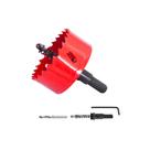 Cortador de furos Lhazemu 110 mm HSS bimetálico com broca piloto
