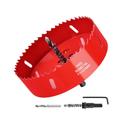 Cortador de furos Lhazemu 127 mm HSS bimetálico com broca piloto