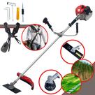 Cortador de Grama À Gasolina Anmax CG430P-TB 43cc 2HP de Potência 9.000rpm Motor 2T Roçadeira Profissional Lateral de Alta Performance Com Carretel de Nylon e Lâmina 2 Pontas