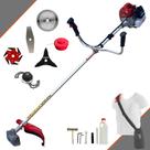 Cortador de Grama Kawashima BCJ620-L À Gasolina 62cc 3HP 10.000rpm Multifunções Completa Com Carretel Nylon e Lâmina Facão + EXTRA Lâmina 3 Pontas, Lâmina 6 Pontas, Lâmina 40 Dentes Vídea e Trimmer