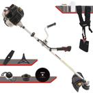 Cortador de Grama Kawashima KW52-LE À Gasolina 2 Tempos 52cc 2,5HP de Potência 10.000rpm Roçadeira Lateral Completa Com Carretel Nylon + Lâmina 2 Pontas + Lâmina 3 Pontas + Lâmina Circular + Trimmer