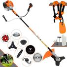 Cortador de Grama Lateral Vulcan VR520H 52cc 2,5HP Completa Com Carretel e Lâmina 3 Pontas + EXTRA Lâmina Facão, Lâmina 6 Pontas, Lâmina 40 Dentes de Vídea, Lâmina 80 Dentes, Trimmer e Escova de Aço