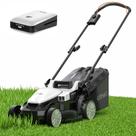 Cortador de grama Litheli Electric sem fio 1600m² 13cm 30L 4.0Ah