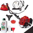 Cortador de Grama Profissional Á Gasolina Kawashima KW52L 2T 52cc 2,5HP Roçadeira Lateral Completa Com Lâmina 3 Pontas e Carretel Nylon + ÓLEO STIHL 2T Cortador de Grama Profissional Á Gasolina Kawashima KW52L 2T 52cc 2,5HP Roçadeira Lateral Completa Com Lâmina 3 Pontas e Carretel Nylon + ÓLEO STIHL 2T