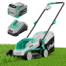 Cortador de grama sem fio Litheli 20V 13 polegadas com bateria de 4,0 Ah