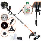 Cortador de Grama Terra GRH-520 À Gasolina 52cc 2,5HP 6.500rpm Roçadeira Lateral Completa Com 5 Opções de Cortes Faca 2 Pontas, 3 Pontas, 40 Dentes, 80 Dentes e Carretel de Nylon + ÓLEO STIHL 2T Cortador de Grama Terra GRH-520 À Gasolina 52cc 2,5HP 6.500rpm Roçadeira Lateral Completa Com 5 Opções de Cortes Faca 2 Pontas, 3 Pontas, 40 Dentes, 80 Dentes e Carretel de Nylon + ÓLEO STIHL 2T