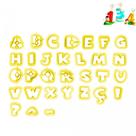 Cortador De Letras 2cm Blue Star Com 38 Peças Cortador De Letras 2cm Blue Star Com 38 Peças