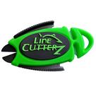 Cortador de linha de pesca e microtesoura LINE CUTTERZ Green