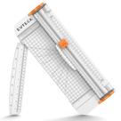 Cortador de Papel Evteck 30 cm com Régua Deslizante e Lâmina de Segurança Cortador de Papel Evteck 30 cm com Régua Deslizante e Lâmina de Segurança