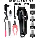 Cortador de Pelos Kemei KM-1991 Para Pets, Potente e Recarregável