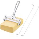 Cortador de queijo Patelai Heavy em aço inoxidável com 2 fios Cortador de queijo Patelai Heavy em aço inoxidável com 2 fios