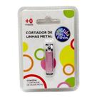 Cortador de unhas de metal rosa