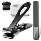 Cortador de unhas EBEWANLI Cortador de unhas reto com mandíbula de 17 mm de largura