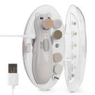 Cortador de Unhas Elétrico para Bebês com Luz LED - Recarregável