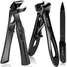 Cortador de unhas FUMAX para idosos com coletor para unhas grossas