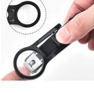 Cortador De Unhas Premium Bebe Leve Com Lupa Infantil