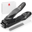 Cortador de unhas ROOOG Anti-Splash com coletor profissional