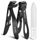 Cortador de unhas VANWIN para unhas grossas para idosos, preto