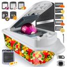 Cortador de vegetais RüK 22 em 1 com espremedor de limão e muito mais Cortador de vegetais RüK 22 em 1 com espremedor de limão e muito mais