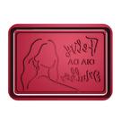 Cortador Dia da Mulher Placa Silhueta Mulher Linda