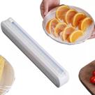 Cortador Dispenser De Plástico Filme PVC Organizador Cozinha