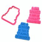 Cortador e Marcador Versículo Ame o Senhor - D260108 - Ideal para Massas e Pastas Cortador e Marcador Versículo Ame o Senhor - D260108 - Ideal para Massas e Pastas