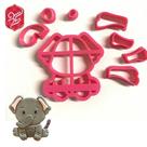 Cortador Elefante Safari 5cm - D250787 - Ideal para Docinhos Personalizados