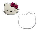 Cortador Inox Hello Gatinha Kitty Decoração Temático Bolo