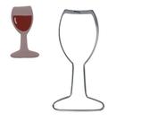 Cortador Inox Taça Calice Vinho Decoração Bolo Confeitaria