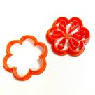 Cortador Linzer Cookie Floral - D250838 - 6cm - Biodegradável