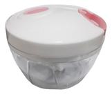 Cortador Manual De Vegetais 3 Lâminas Branco/Rosa - Segma