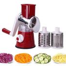 Cortador manual de vegetais multifuncional com 3 lâminas