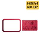 Cortador Marcador Ano Novo Happy New Year Decorado Cortador Marcador Ano Novo Happy New Year Decorado