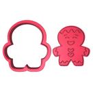 Cortador Marcador Natal Gingerbread Gengibre Sorrindo