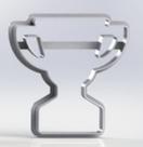 Cortador Mini Troféu 5cm - D250820 - Ideal para Massas e Pastas