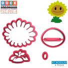 Cortador Modular Pasta Americana Festa Infantil Game Plantas vz Zumbis Cabeça do Zombie
