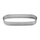 Cortador molde oval 13x4cm micro-perfurado para confeitaria