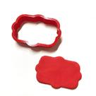 Cortador Moldura Retangular Segunda - D260150 - 6x4cm - Biodegradável Cortador Moldura Retangular Segunda - D260150 - 6x4cm - Biodegradável