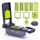 Cortador Multifuncional Fatiador De Verduras/frutas/legumes cor:16 PÇS - R Fquantidade:2pcs