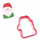 Cortador Papai Noel Sonolento - D240102 - Cortador de Massas Biodegradável Cortador Papai Noel Sonolento - D240102 - Cortador de Massas Biodegradável