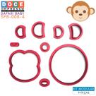 Cortador Pasta Infantil Safari Baby Macaco Cute Original
